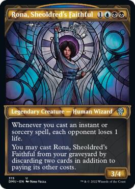 Rona Sheoldreds Faithful Showcase (Dominaria United)  - Foil | Good Games North