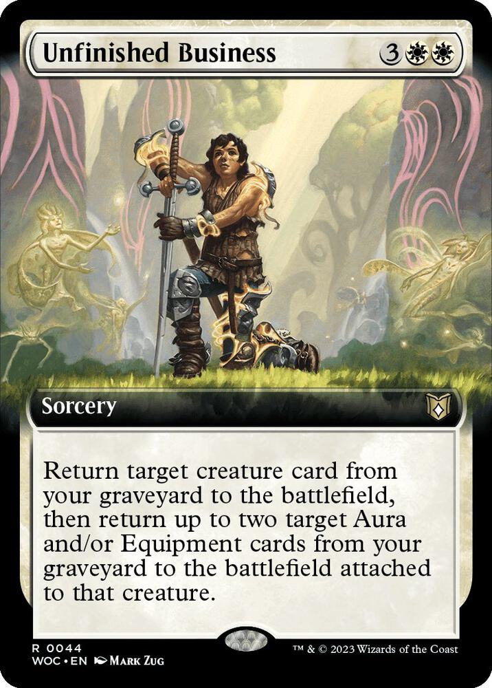 Unfinished Business Extended Art (Commander: Wilds of Eldraine)  | Good Games North