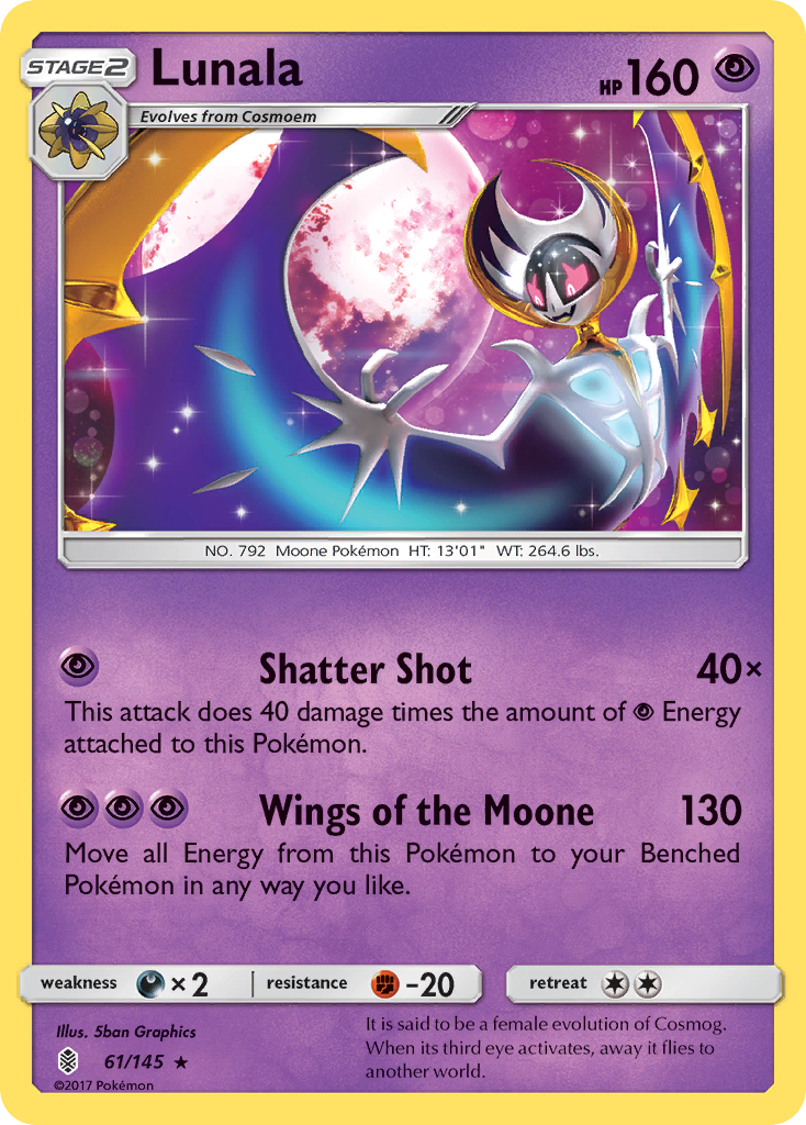 Lunala (61/145) [Sun & Moon: Guardians Rising] | Good Games North
