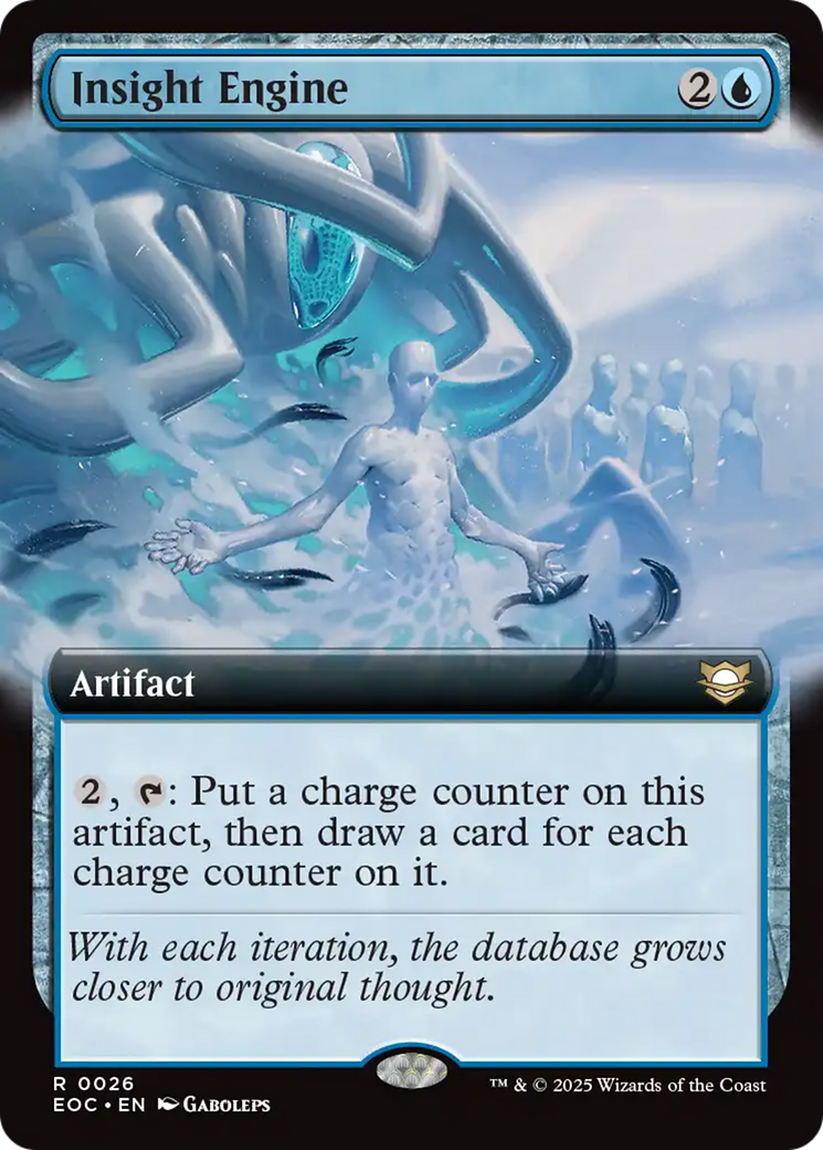 Insight Engine (Extended Art) [Edge of Eternities Commander] | Good Games North