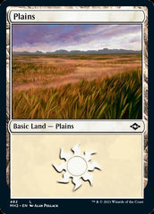 Plains (482) (Foil Etched) [Modern Horizons 2] | Good Games North