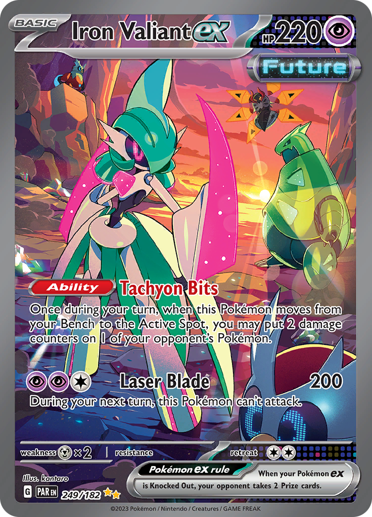 Iron Valiant ex (249/182) [Scarlet & Violet: Paradox Rift] | Good Games North
