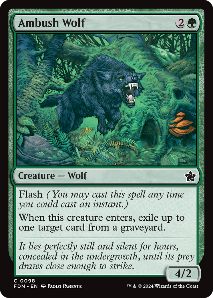 Ambush Wolf [Foundations] | Good Games North