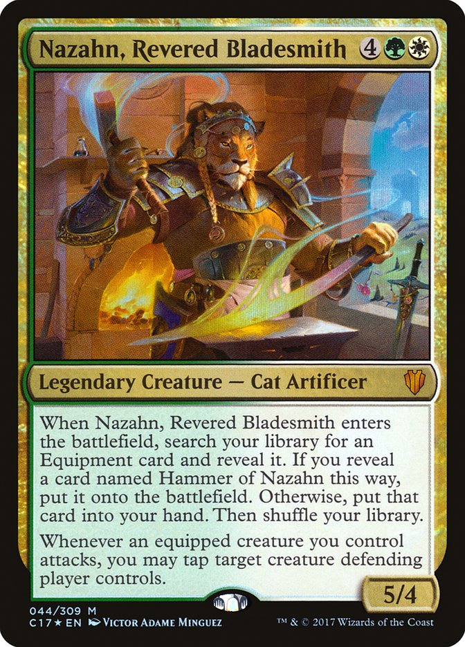 Nazahn, Revered Bladesmith 44/309 (Commander 2017)  - Foil | Good Games North