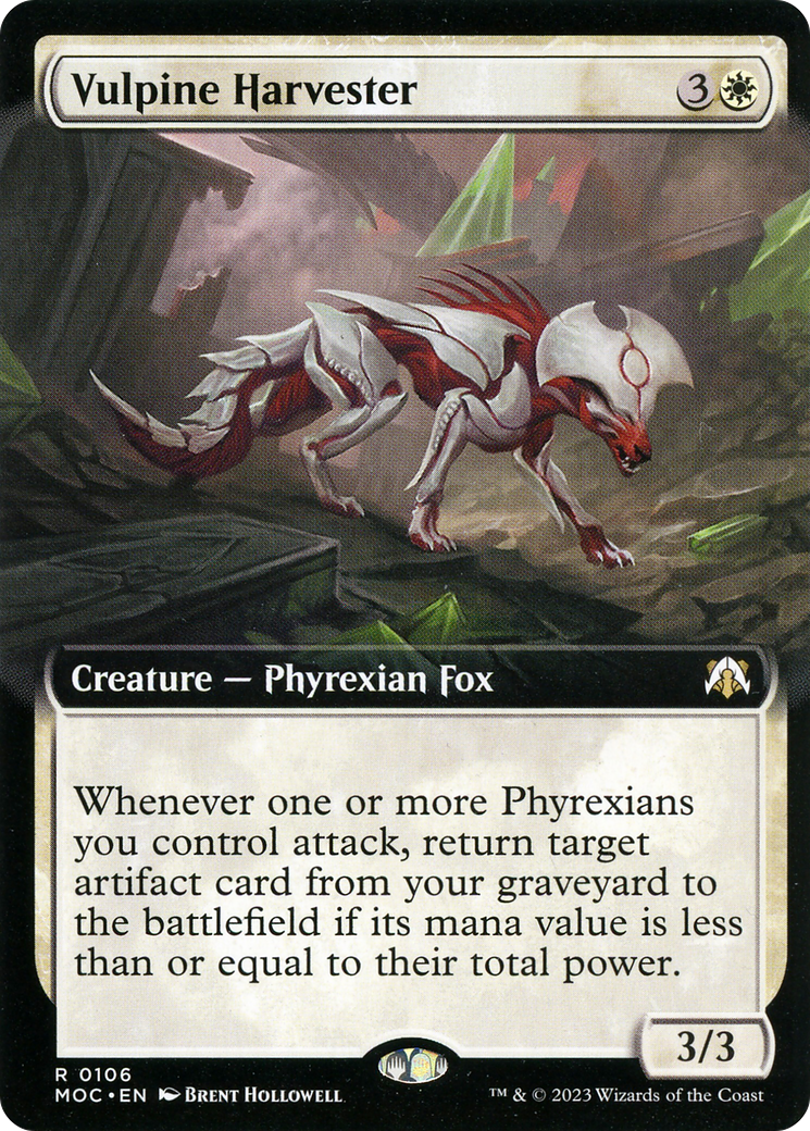 Vulpine Harvester (Extended Art) [March of the Machine Commander] | Good Games North