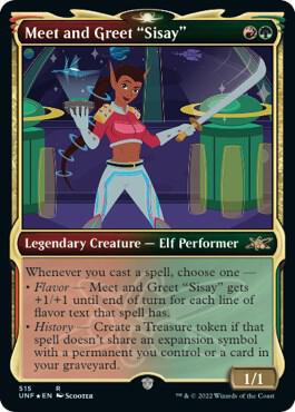 Meet and Greet Sisay Showcase Galaxy Foil (Unfinity)  - undefined | Good Games North