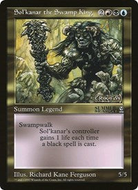 Sol'kanar the Swamp King (Oversized) [Oversize Cards] | Good Games North
