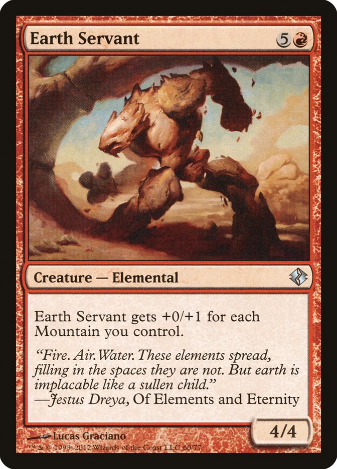 Earth Servant [Duel Decks: Venser vs. Koth] | Good Games North
