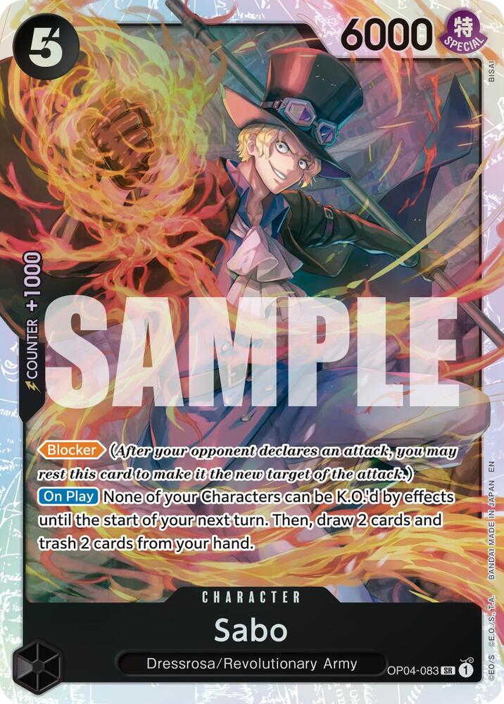 Sabo (Reprint) OP04-083 (Premium Booster -The Best- Vol. 2)  - Foil | Good Games North