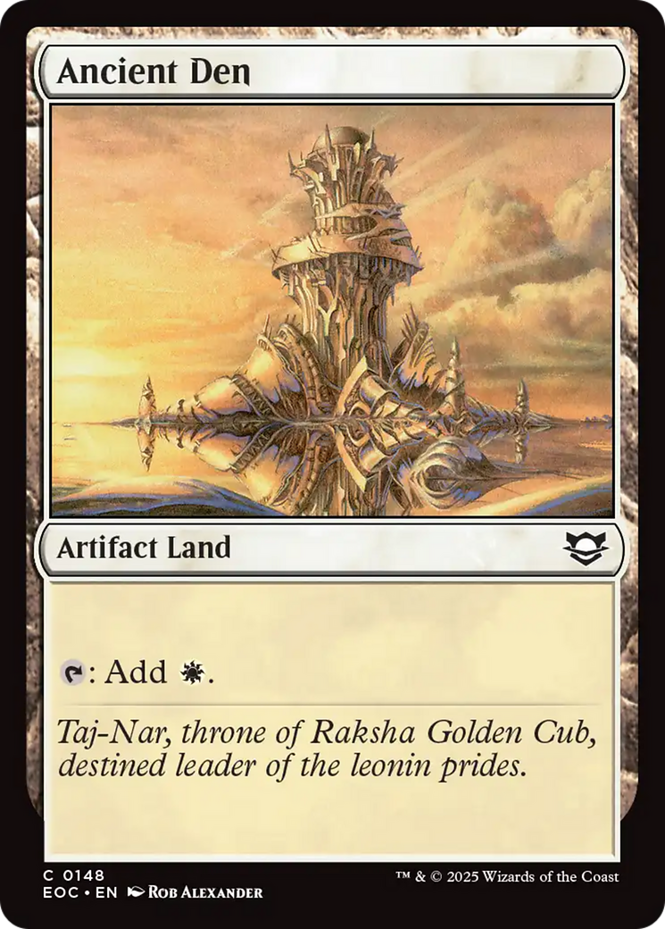 Ancient Den [Edge of Eternities Commander] | Good Games North