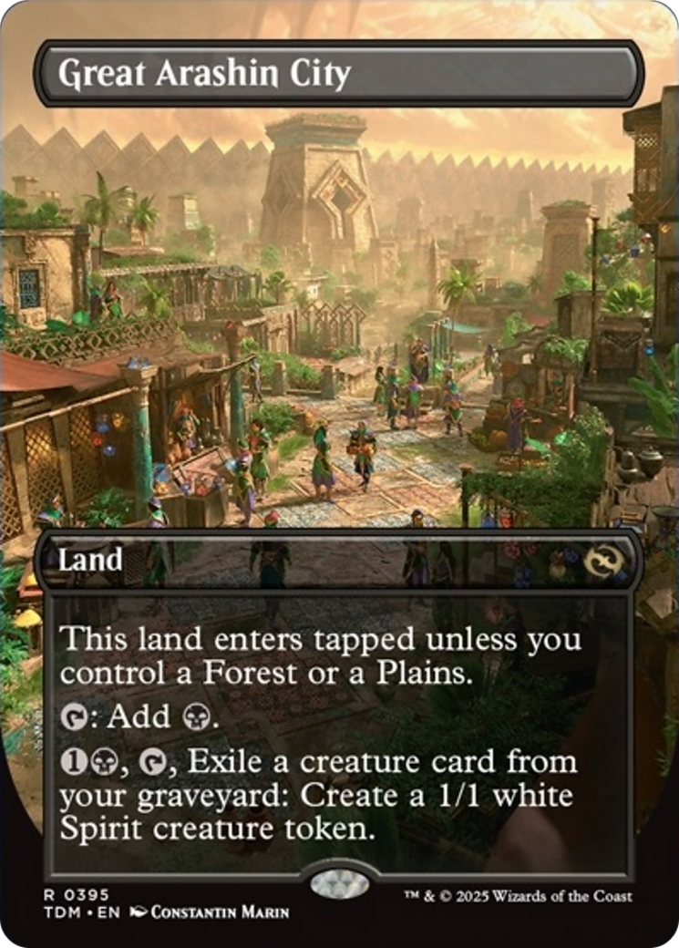 Great Arashin City (Borderless) [Tarkir: Dragonstorm] | Good Games North