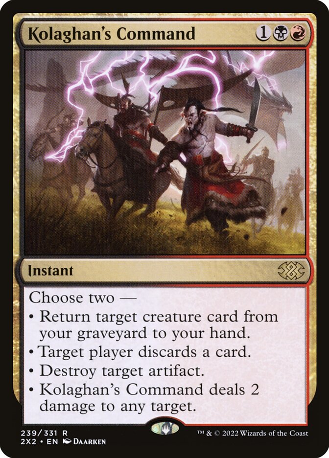 Kolaghans Command 239 (Double Masters 2022)  - Foil | Good Games North