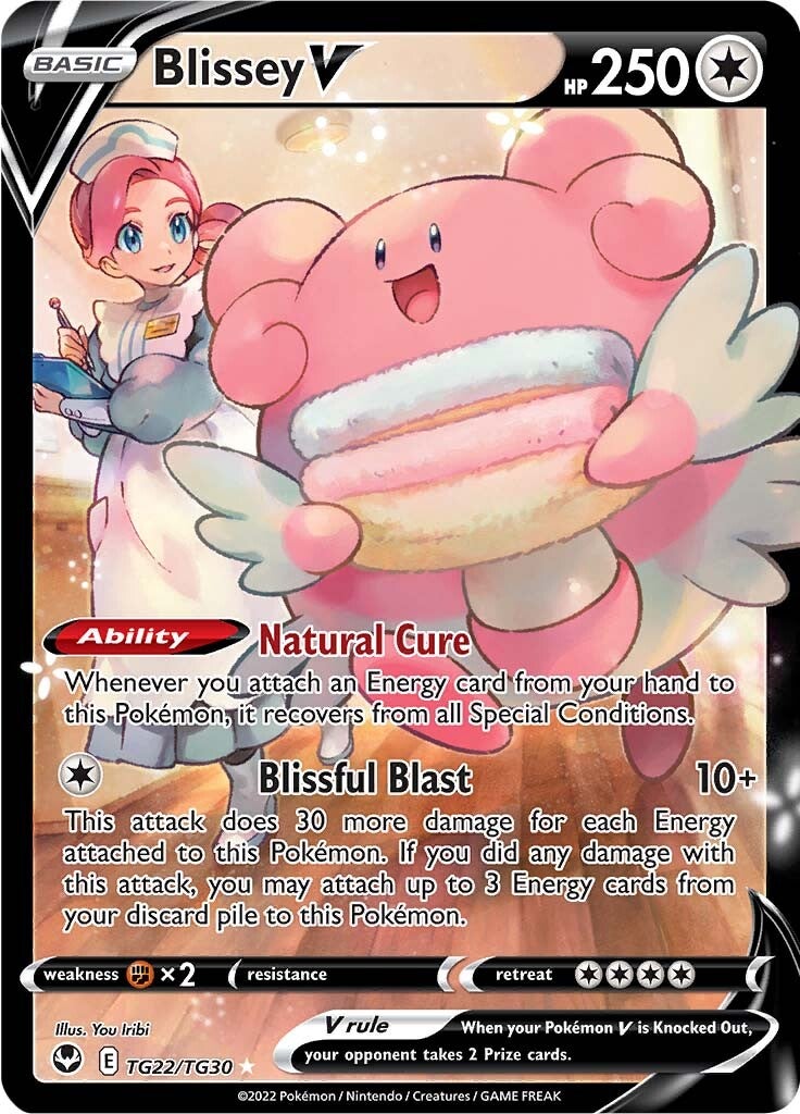 Blissey V (TG22/TG30) [Sword & Shield: Silver Tempest] | Good Games North