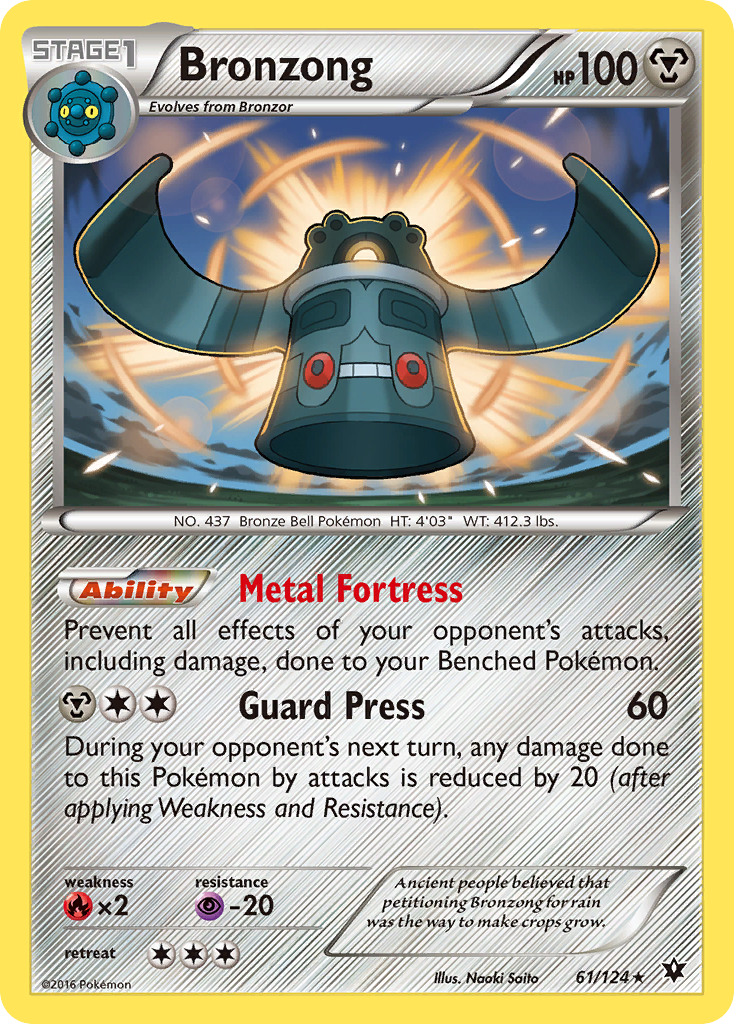 Bronzong (61/124) [XY: Fates Collide] | Good Games North