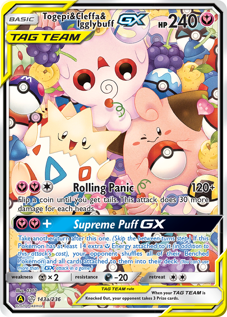Togepi & Cleffa & Igglybuff GX (143a/236) [Alternate Art Promos] | Good Games North