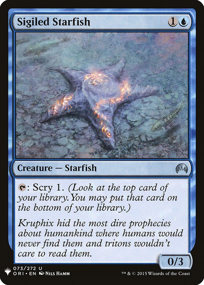 Sigiled Starfish [Mystery Booster] | Good Games North