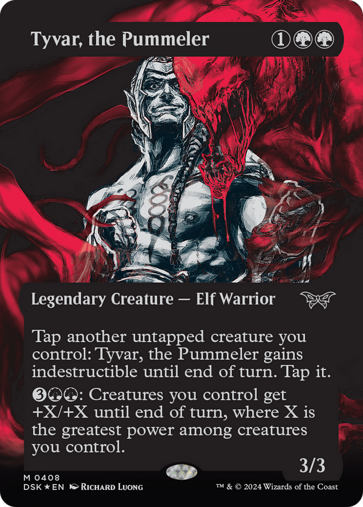 Tyvar, the Pummeler (Showcase) (Textured) [Duskmourn: House of Horror] | Good Games North