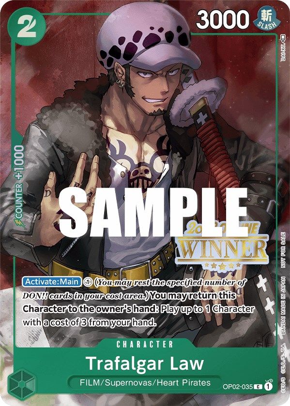 Trafalgar Law (Online Regional 2023) [Winner] [One Piece Promotion Cards] | Good Games North