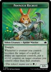 Food // Pawpatch Recruit Double-Sided Token [Bloomburrow Tokens] | Good Games North