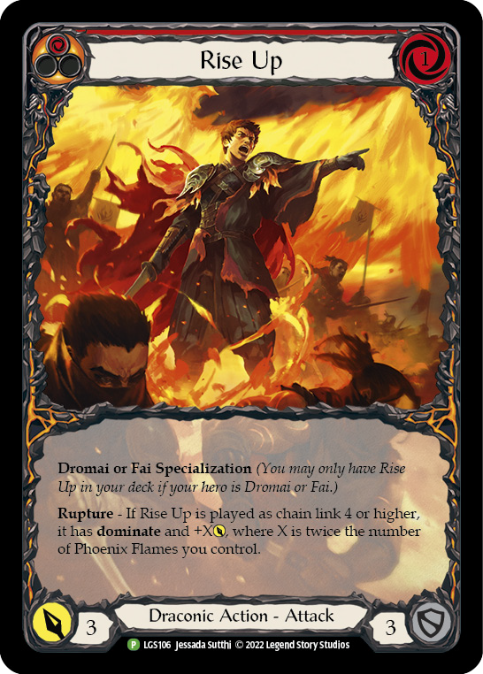 Rise Up [LGS106] (Promo)  Rainbow Foil | Good Games North