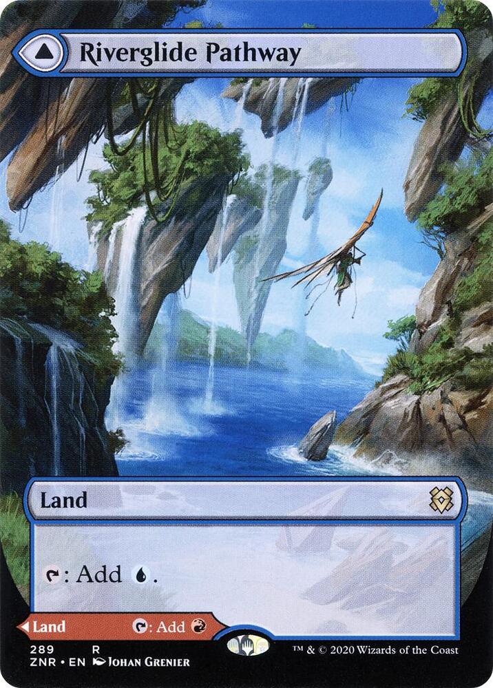 Riverglide Pathway Borderless (Zendikar Rising)  - Foil | Good Games North