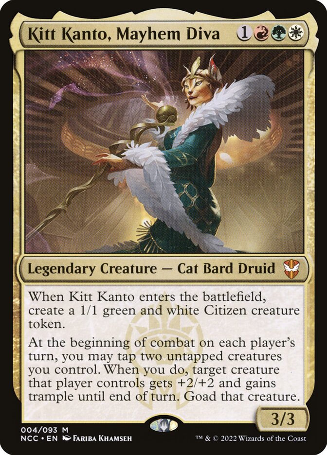 Kitt Kanto, Mayhem Diva (Commander: Streets of New Capenna)  - Foil | Good Games North
