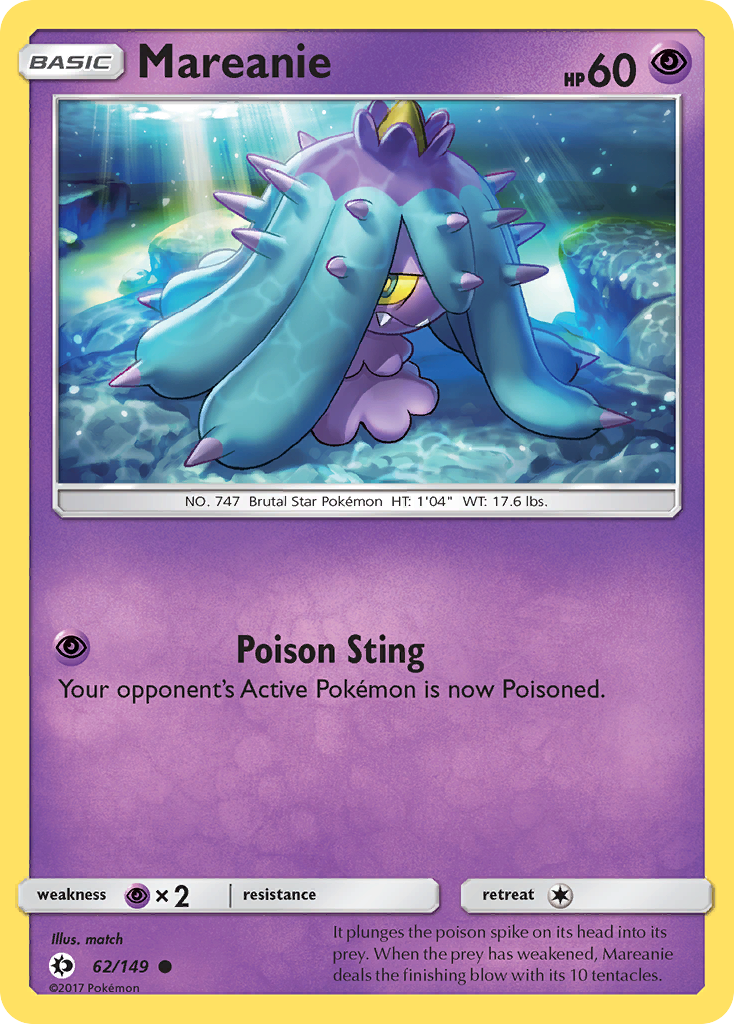 Mareanie (62/149) [Sun & Moon: Base Set] | Good Games North