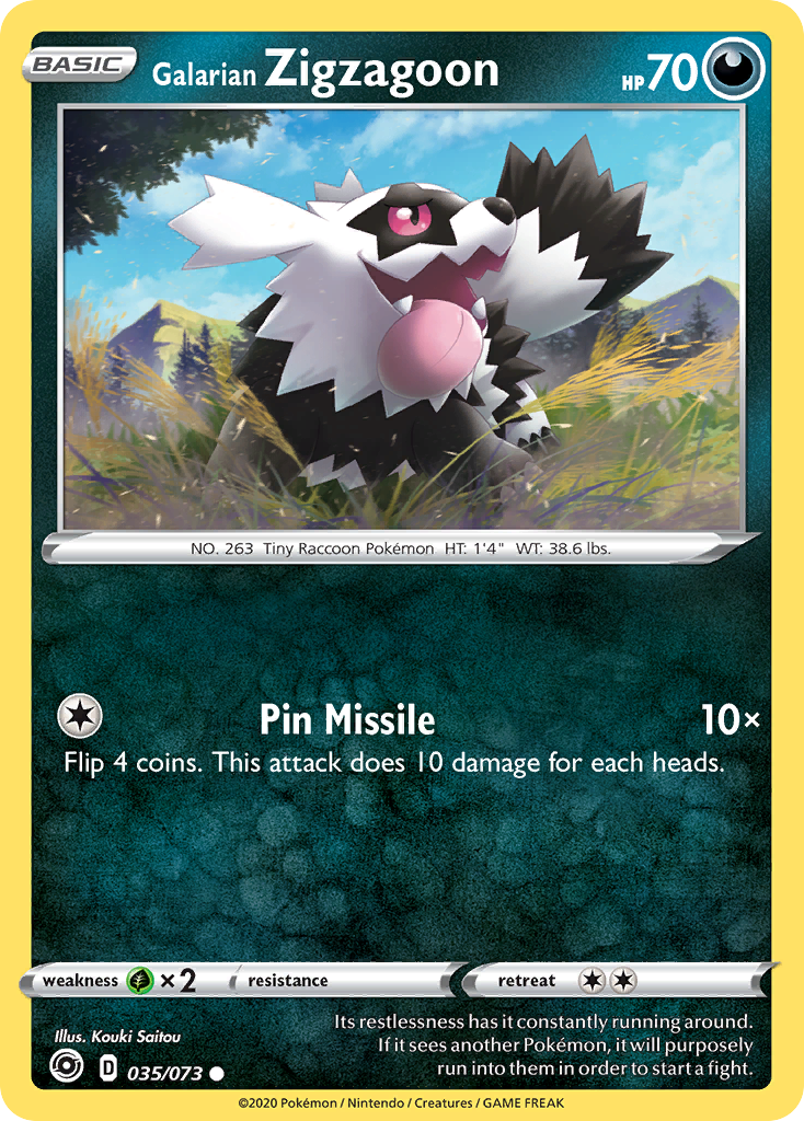Galarian Zigzagoon (035/073) [Sword & Shield: Champion's Path] | Good Games North