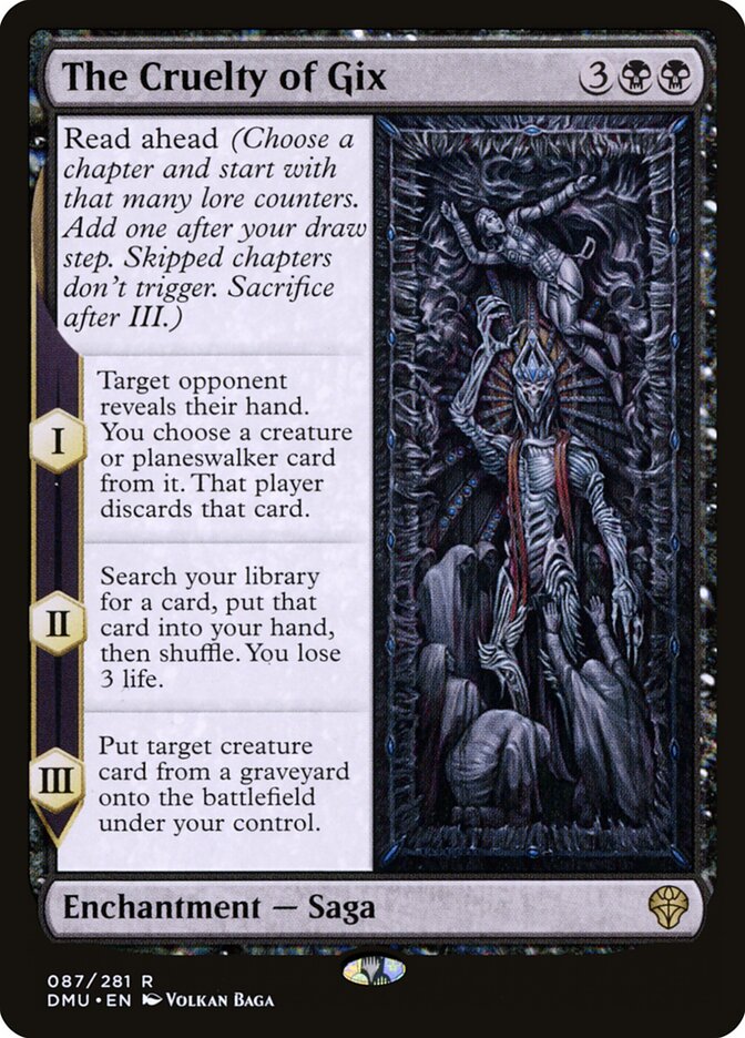 The Cruelty of Gix 87/281 (Dominaria United)  - Foil | Good Games North