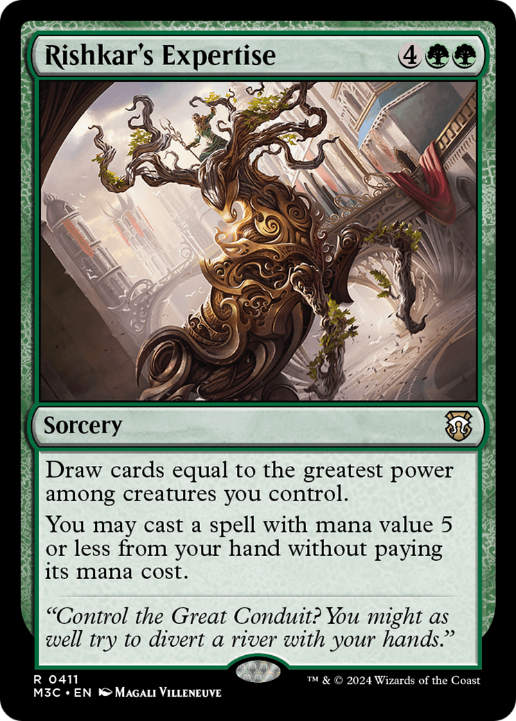 Rishkar's Expertise (Ripple Foil) [Modern Horizons 3 Commander] | Good Games North