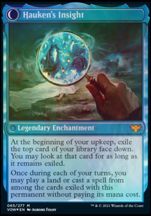 Jacob Hauken, Inspector // Hauken's Insight [Innistrad: Crimson Vow Prerelease Promos] | Good Games North