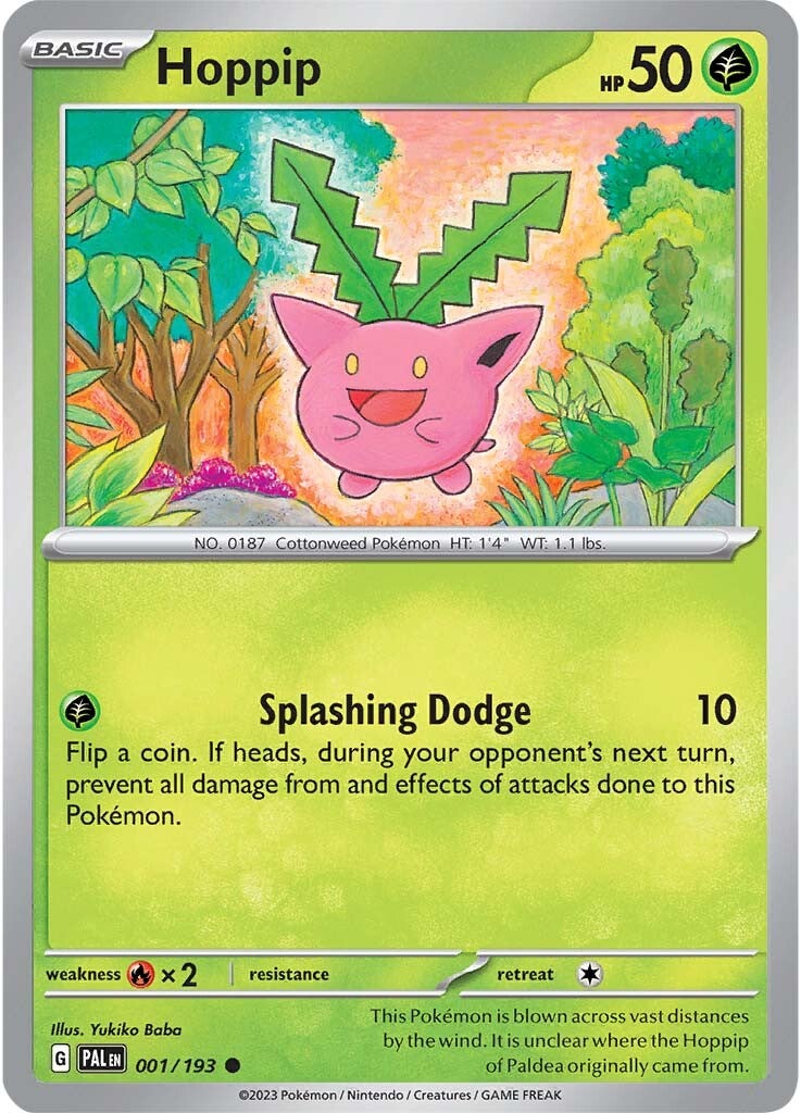 Hoppip (001/193) [Scarlet & Violet: Paldea Evolved] | Good Games North