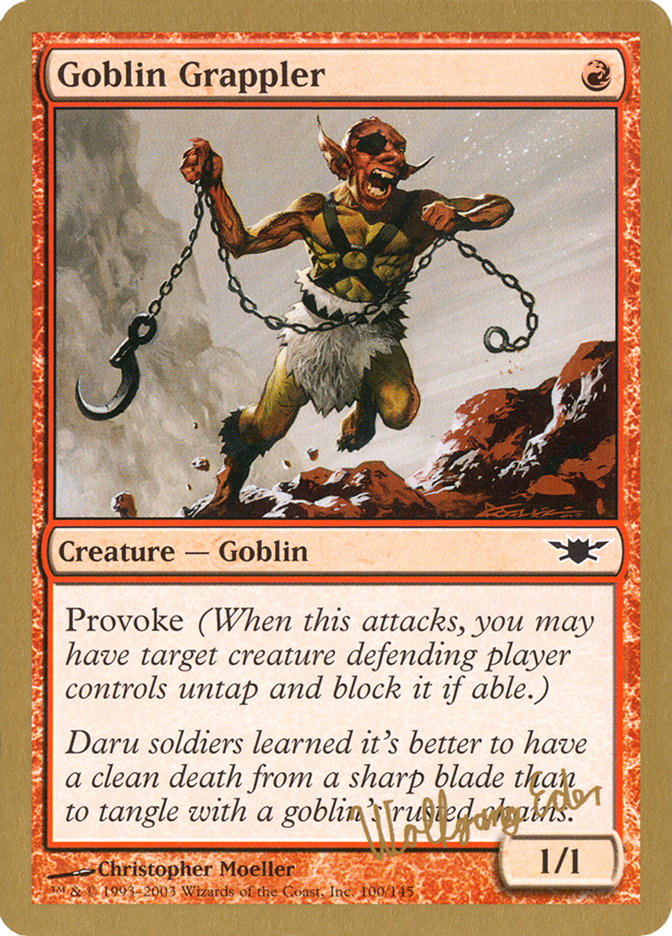Goblin Grappler (Wolfgang Eder) [World Championship Decks 2003] | Good Games North