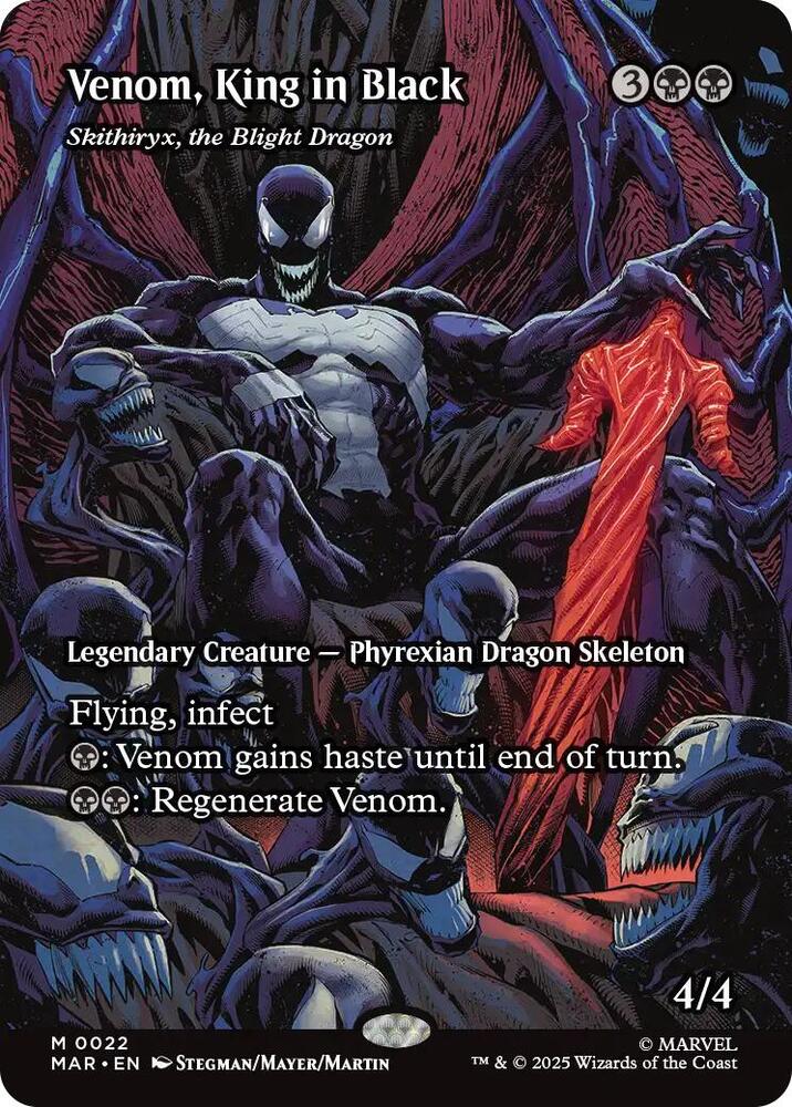 Venom King in Black Skithiryx the Blight Dragon Borderless ()  - Foil | Good Games North
