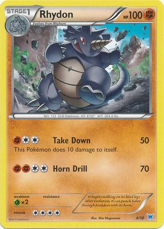 Rhydon (4/30) [XY: Trainer Kit 2 - Latios] | Good Games North