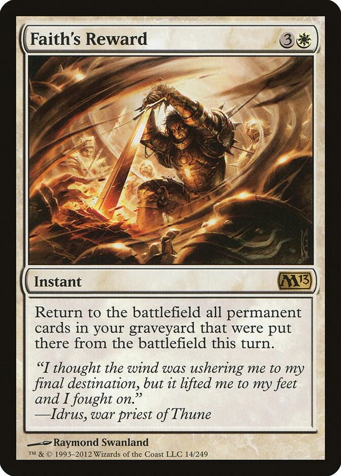 Faith's Reward 14/249 (Magic 2013 (M13))  | Good Games North
