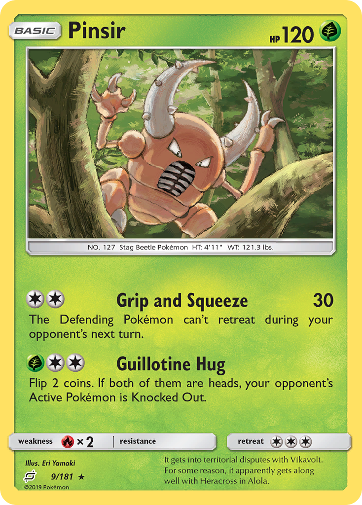 Pinsir (9/181) [Sun & Moon: Team Up] | Good Games North