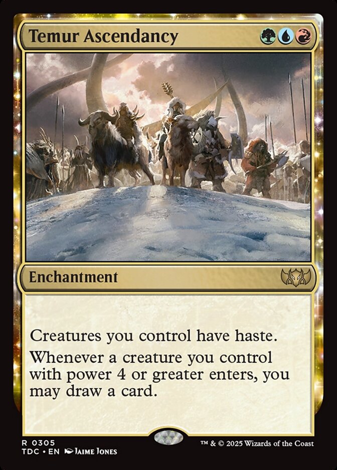 Temur Ascendancy (Commander: Tarkir: Dragonstorm)  | Good Games North