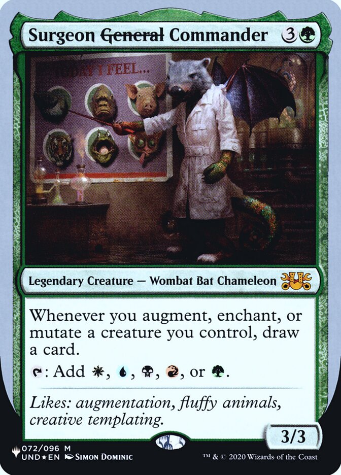 Surgeon General Commander (Unfinity Foil Edition) [The List] | Good Games North