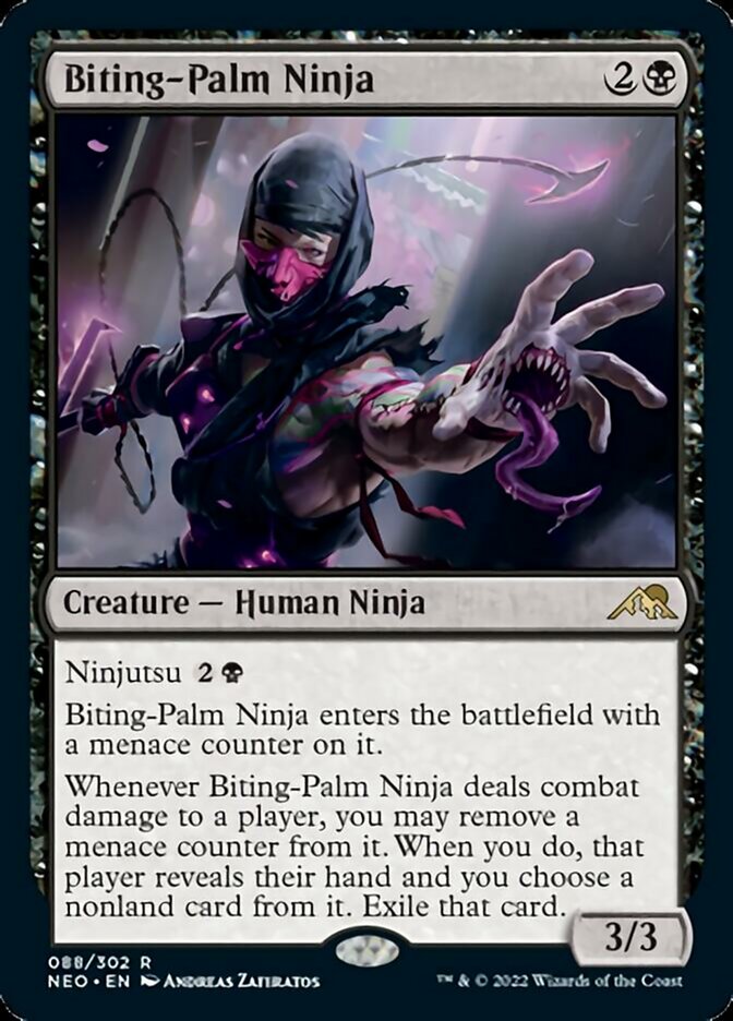 Biting-Palm Ninja [Kamigawa: Neon Dynasty] | Good Games North