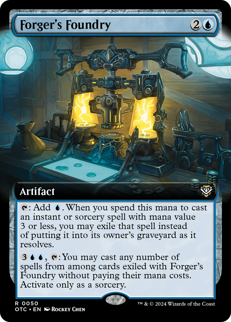 Forger's Foundry (Extended Art) [Outlaws of Thunder Junction Commander] | Good Games North