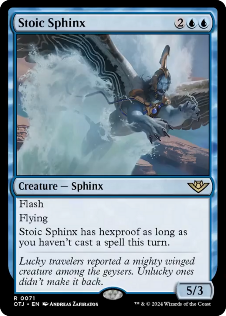 Stoic Sphinx [Outlaws of Thunder Junction] | Good Games North