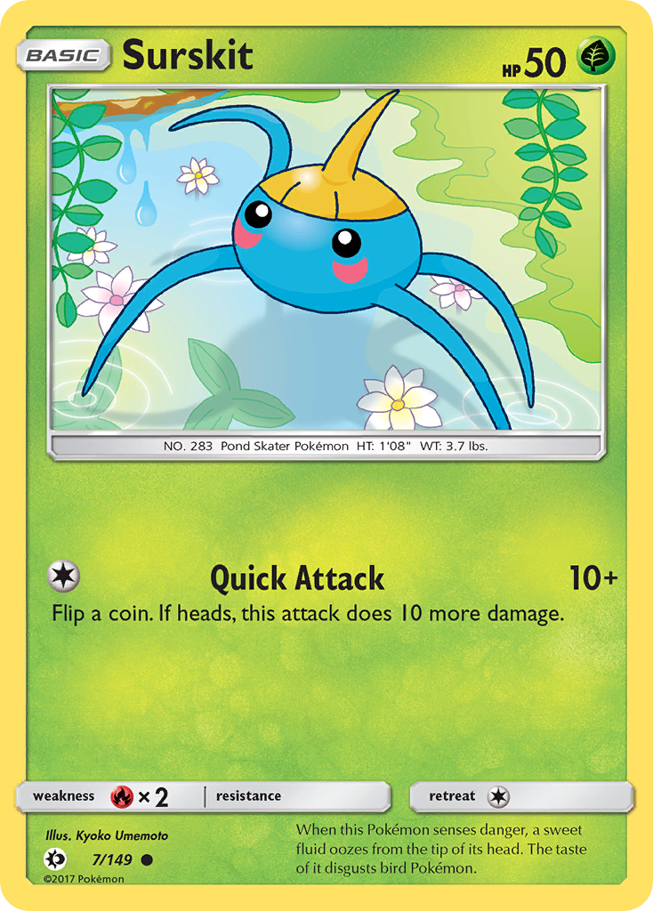 Surskit (7/149) [Sun & Moon: Base Set] | Good Games North