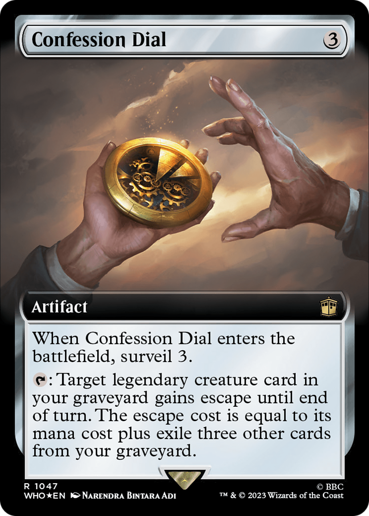 Confession Dial (Extended Art) (Surge Foil) [Doctor Who] | Good Games North