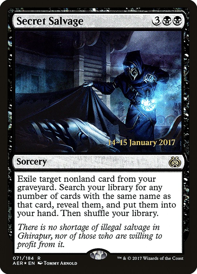Secret Salvage [Aether Revolt Prerelease Promos] | Good Games North