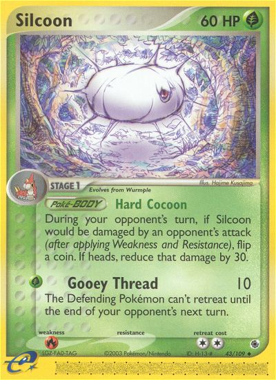Silcoon (43/109) [EX: Ruby & Sapphire] | Good Games North