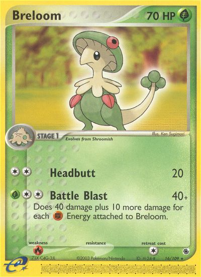 Breloom (16/109) [EX: Ruby & Sapphire] | Good Games North