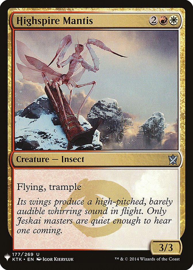 Highspire Mantis [Mystery Booster] | Good Games North