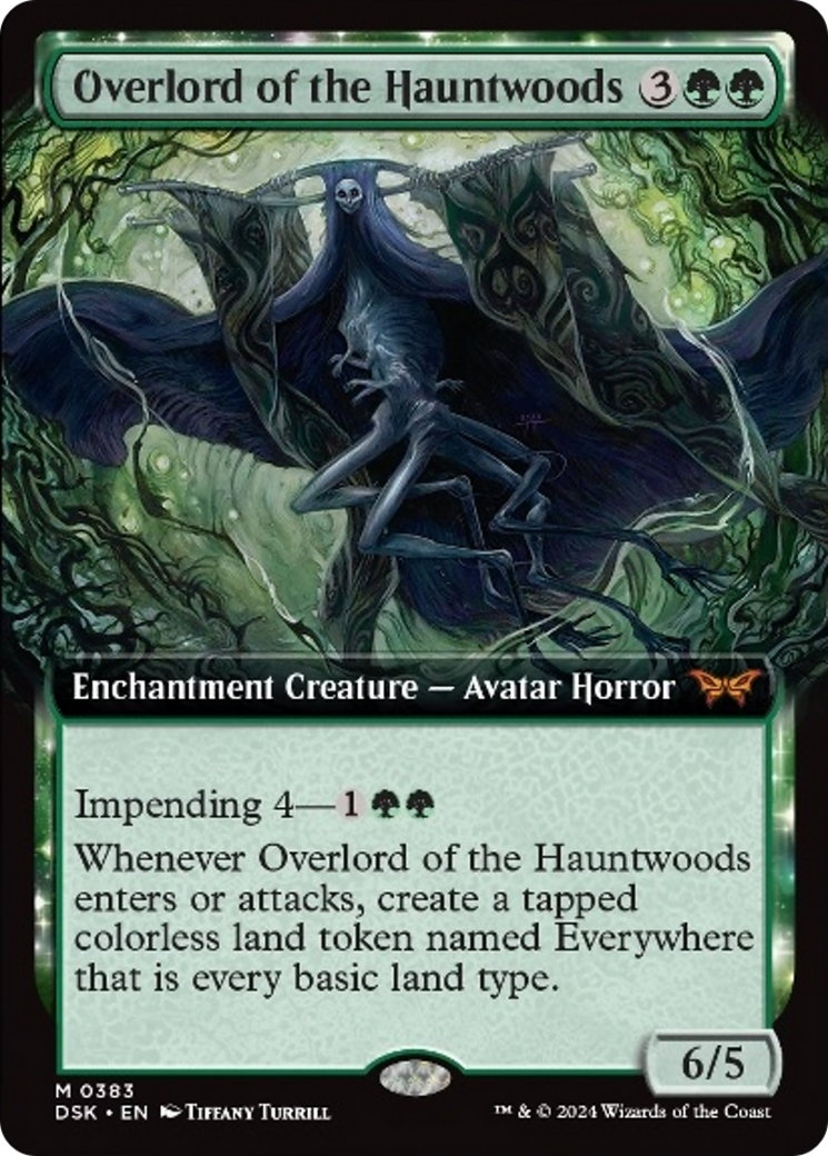 Overlord of the Hauntwoods (Extended Art) [Duskmourn: House of Horror] | Good Games North