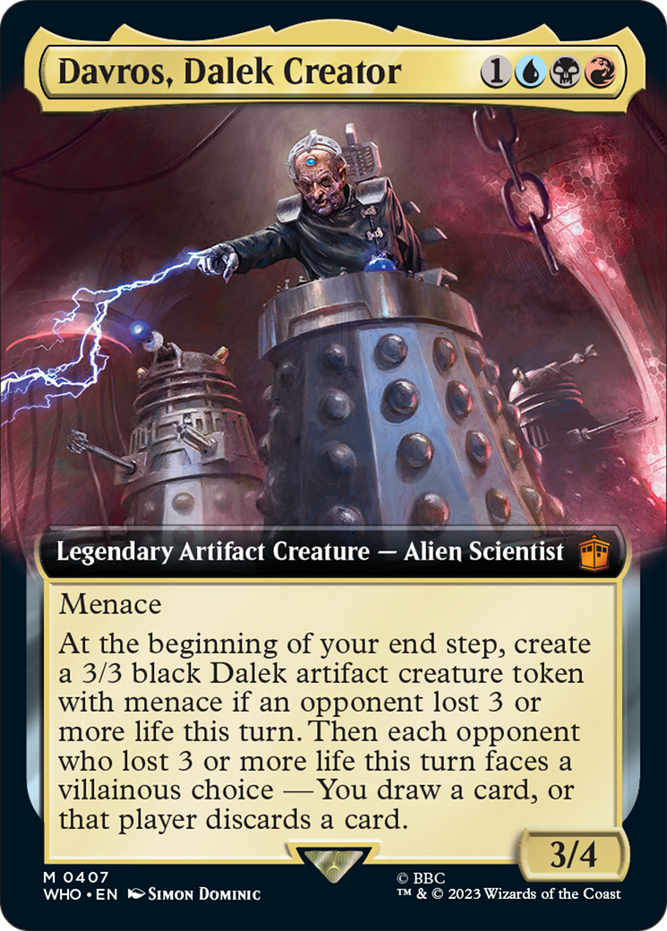 Davros, Dalek Creator (Extended Art) [Doctor Who] | Good Games North